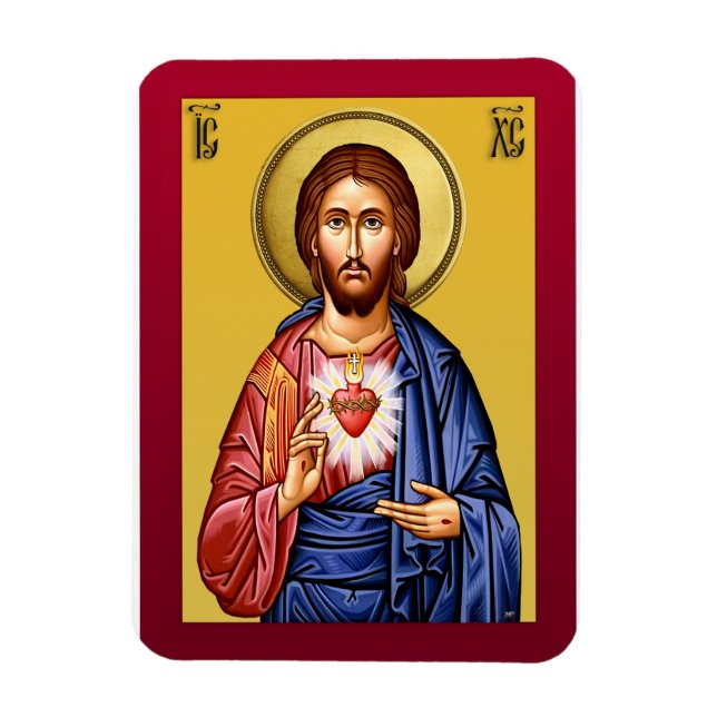Jesu Kristi nye röda Magnet (Vertikal)