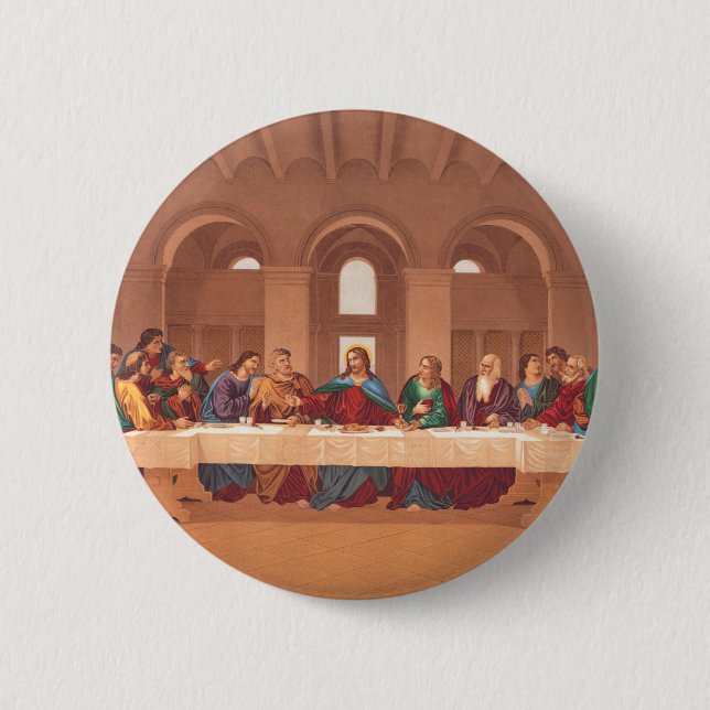 Jesu Kristi sista måltid Knapp (Framsida)