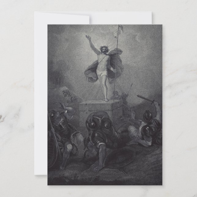 Jesu Kristi uppståndelse Julkort (Framsida)
