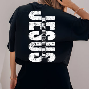 Jesu Kristna religiösa tro Bibelvers Kyrka T Shirt
