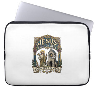 Jesu Kyrka Klocka Jesu Kyrka Klocka Kristet Trosbe Laptop Fodral