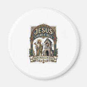 Jesu Kyrka Klocka Jesu Kyrka Klocka Kristet Trosbe Magnet