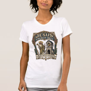 Jesu Kyrka Klocka Jesu Kyrka Klocka Kristet Trosbe T Shirt