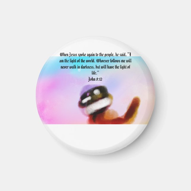 Jesu ljus  magnet (Framsidan)