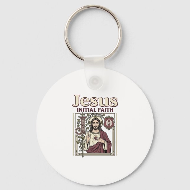 Jesu monogram initial tro Jesu monogram initial Nyckelring (Framsida)