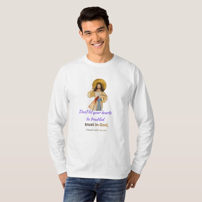 Jesu motto t shirt (Hel framsida)