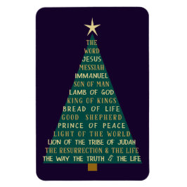 Jesu namn julgran magnet
