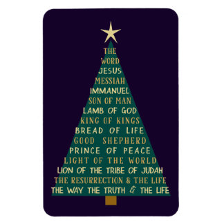 Jesu namn julgran magnet