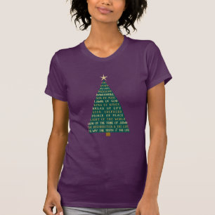 Jesu namn julgran t shirt
