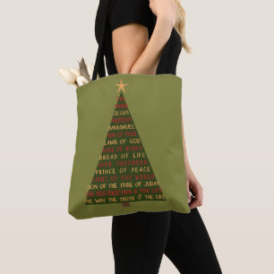 Jesu namn julgran tygkasse