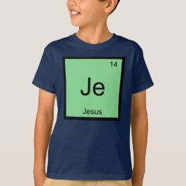 Jesu Namn Kemiskt Grundämne Periodiska Systemet Tee Shirt