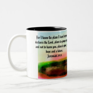 Jesu plan Två-Tonad mugg