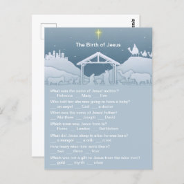 Jesu Roligt Jul Trivia Vykort