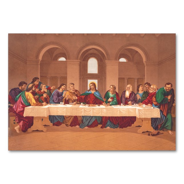 Jesu sista måltid bordsnummer (Framsidan)