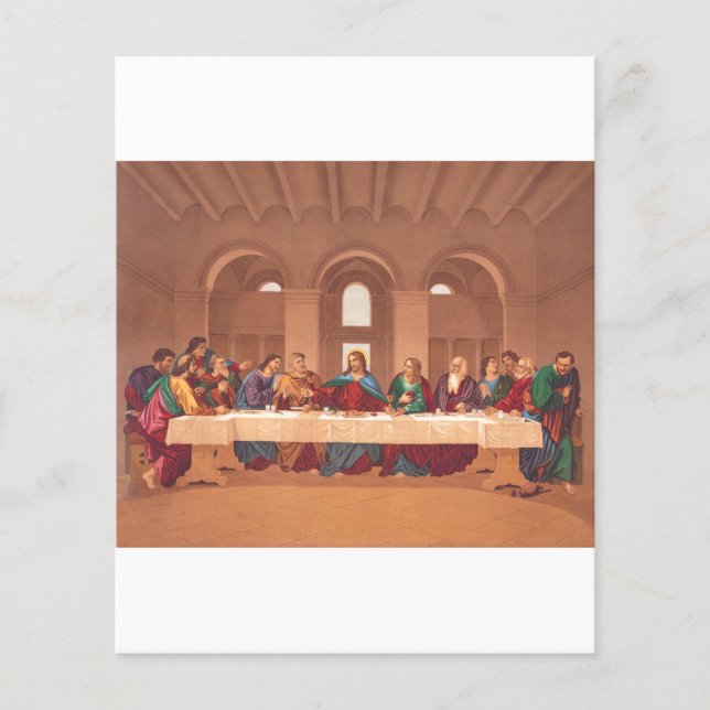 Jesu sista måltid flygblad (Framsidan)