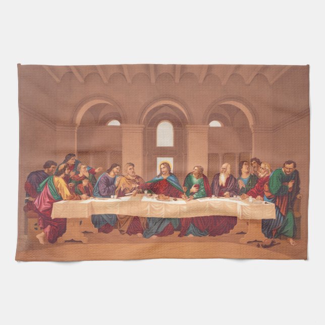 Jesu sista måltid kökshandduk (Horisontell)