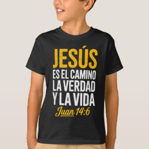 Jesu skjorta på spanska kristen spanska t shirt