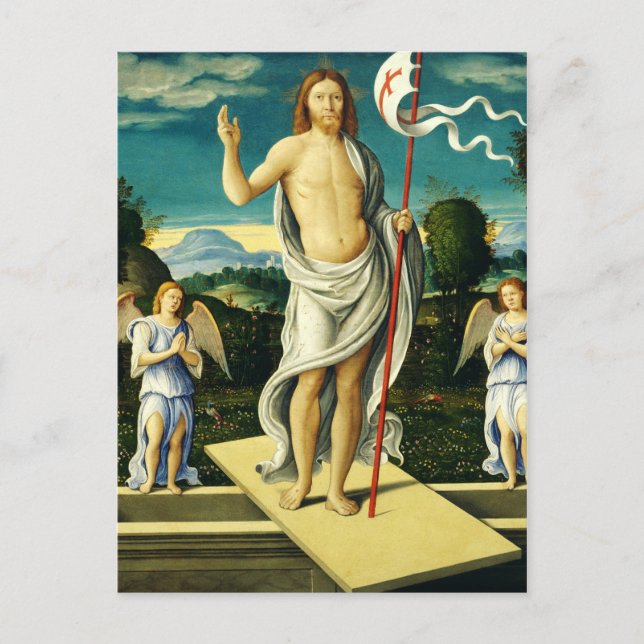 Jesu uppståndelse av Girolamo da Santacroc Vykort (Framsida)