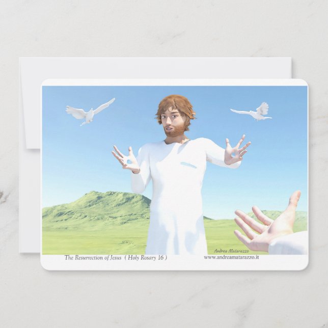 Jesu uppståndelse inbjudningar (Framsida)