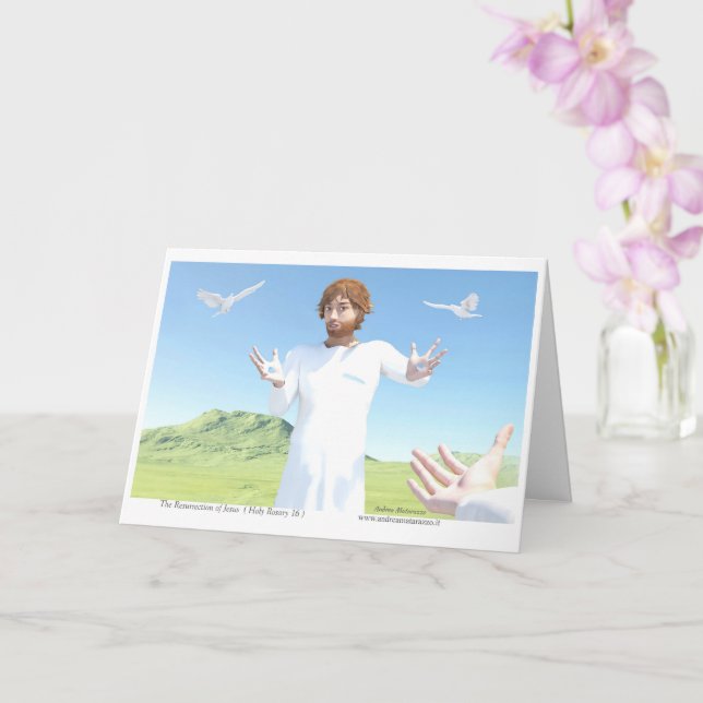 Jesu uppståndelse kort (Orkide)