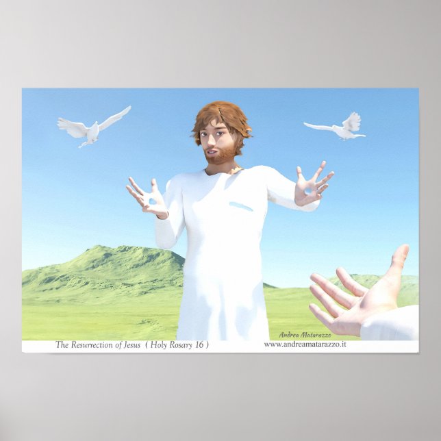Jesu uppståndelse poster (Framsidan)