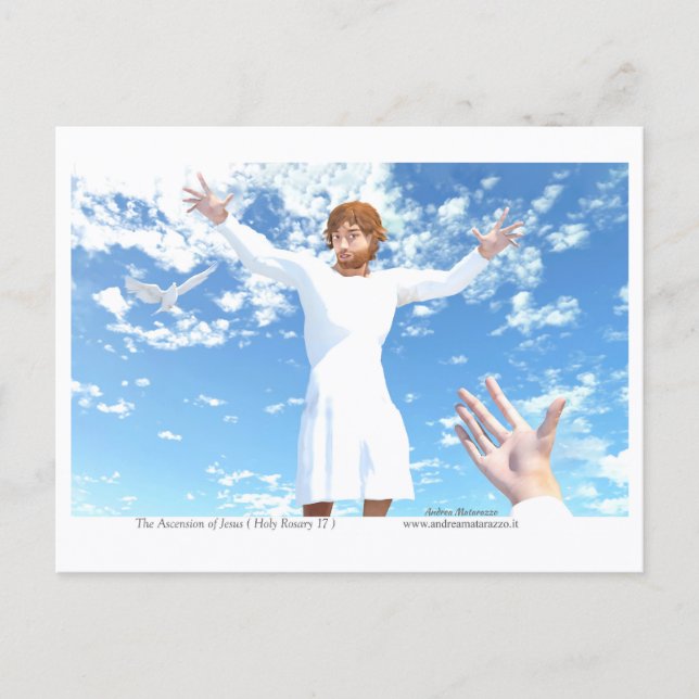 Jesu uppståndelse vykort (Framsida)