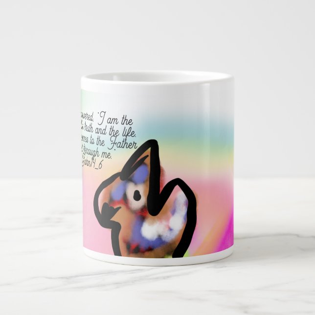 Jesu väg jumbo mugg (Framsidan)