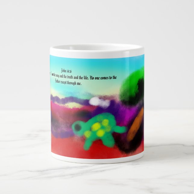 Jesu väg jumbo mugg (Framsidan)