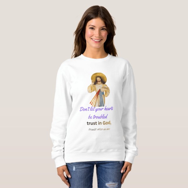 Jesu välsignelser t shirt (Hel framsida)