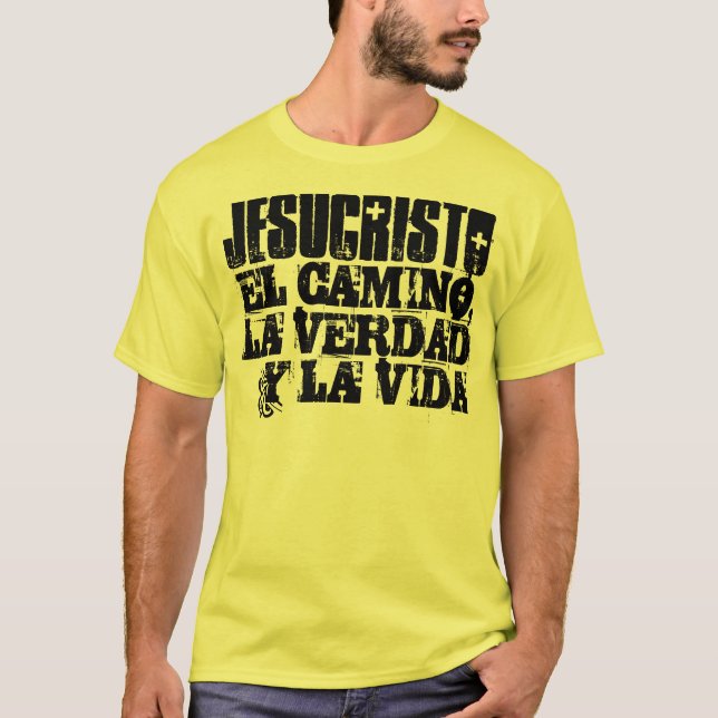 jesucristo el camino tee shirt (Framsida)
