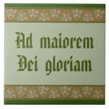 Jesuit Motto av St Ignatius Loyola (BK 50; Latin)