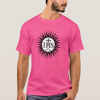 Jesuit Society of Jesus SJ Emblem T Shirt