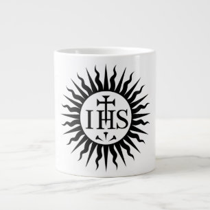 Jesuitorden Emblem Monogram Jumbo Mugg