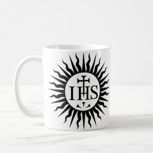 Jesuitorden Emblem Monogram Kaffemugg