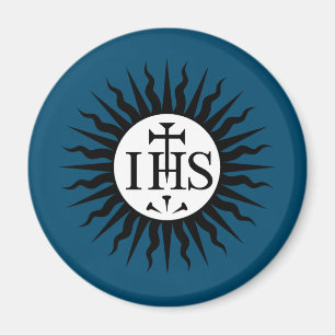 Jesuitorden Emblem Monogram Magnet