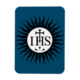 Jesuitorden Emblem Monogram Magnet