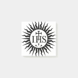Jesuitorden Emblem Monogram Post-it Block