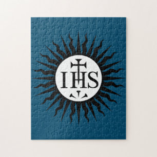 Jesuitorden Emblem Monogram Pussel