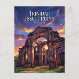 Jesuitruinerna i Trinidad Paraguay Vykort
