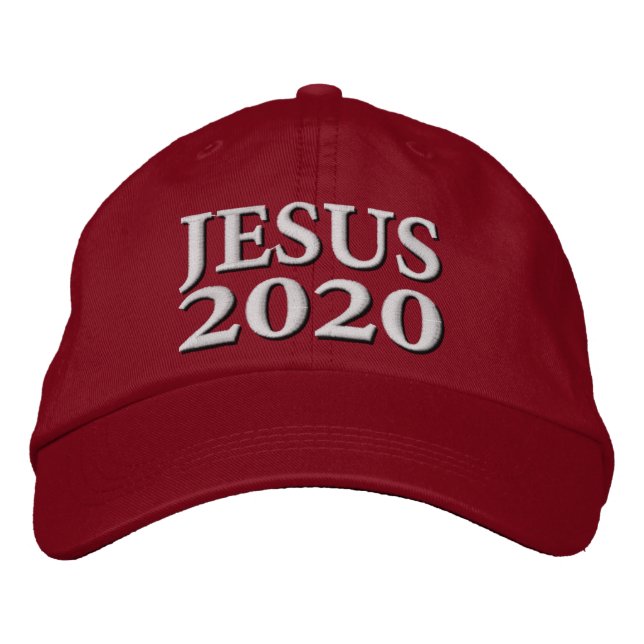 Jesus 2020 Hat Broderad Keps (Framsida)