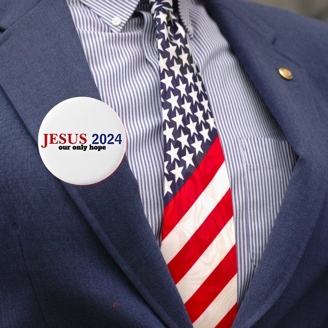 Jesus 2024 Vår enda hoppfulla president Knapp (Skapare uppladdad)