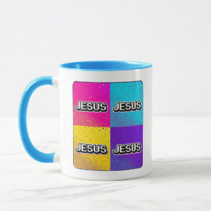 JESUS - 4 Square Mugg
