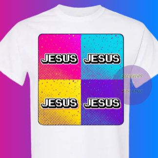 JESUS - 4 Square T Shirt