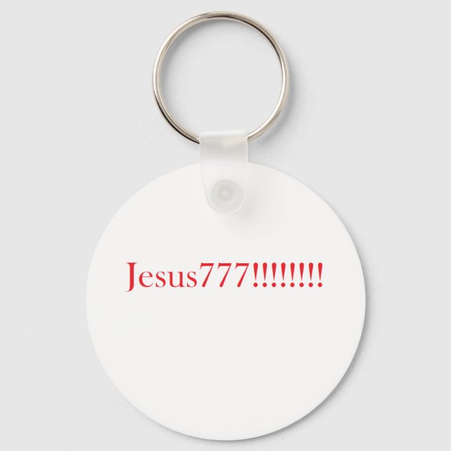 Jesus 777!!!!!!!!!!!! nyckelring (Framsida)