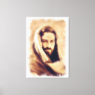 Jesus AA Sträckt Canvastryck