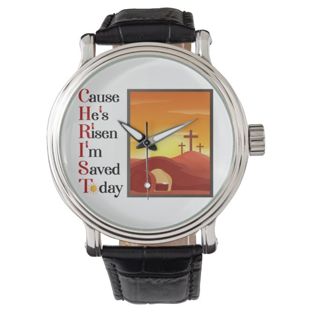 Jesus Acronym Watch Armbandsur (Framsida)