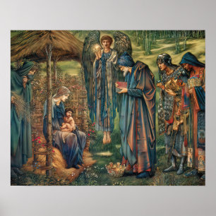 Jesus Adoration Jone Poster