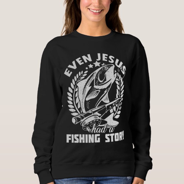 Jesus älskade att fiska t shirt (Framsida)