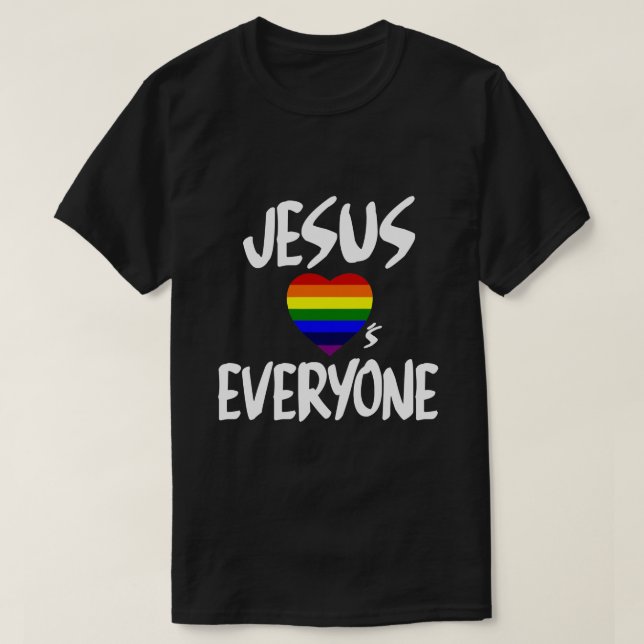 JESUS ÄLSKAR ALLA T SHIRT (Design framsida)
