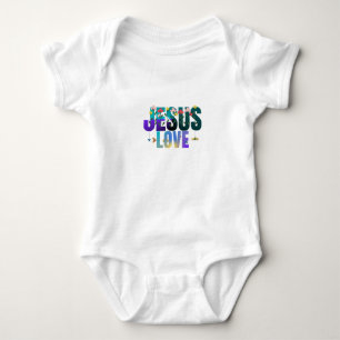 jesus älskar babykläder t shirt